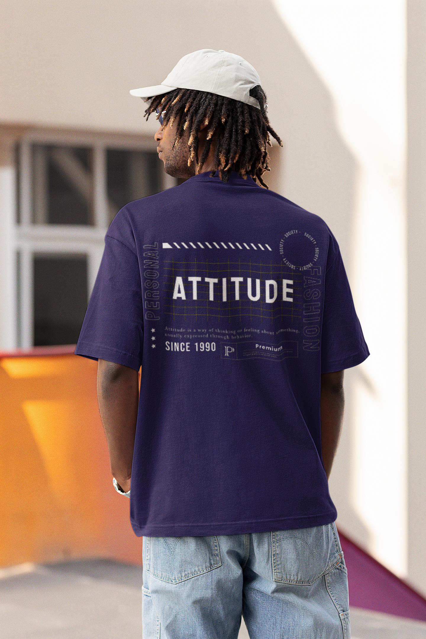 Attitude StreetWear Tshirt Purple