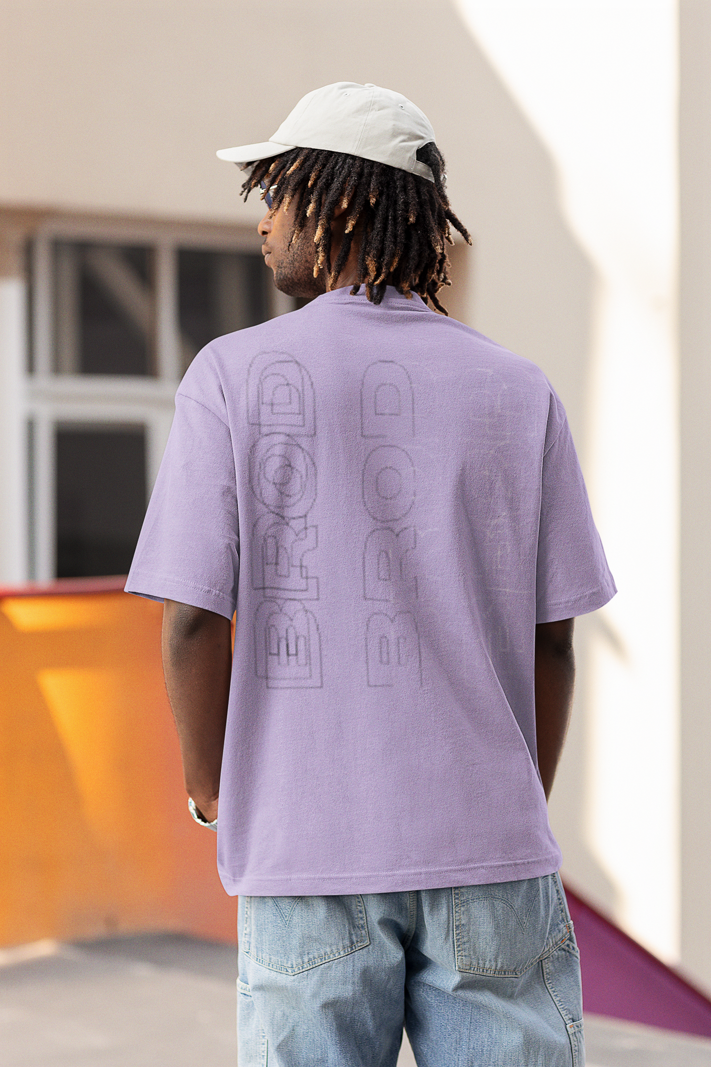 Brod Pastel Purple Streetwear Tshirt