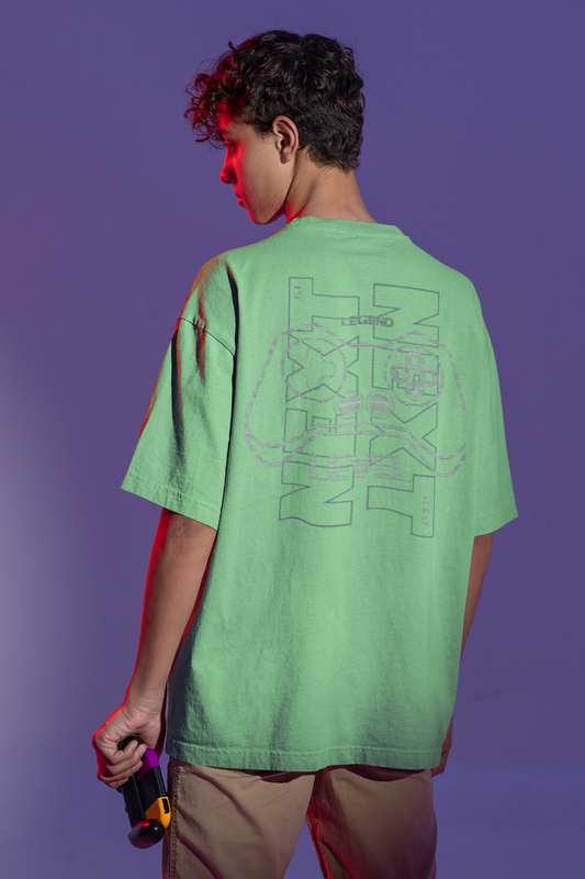 Gamers StreetWear Fit Tshirt - Pastel Green