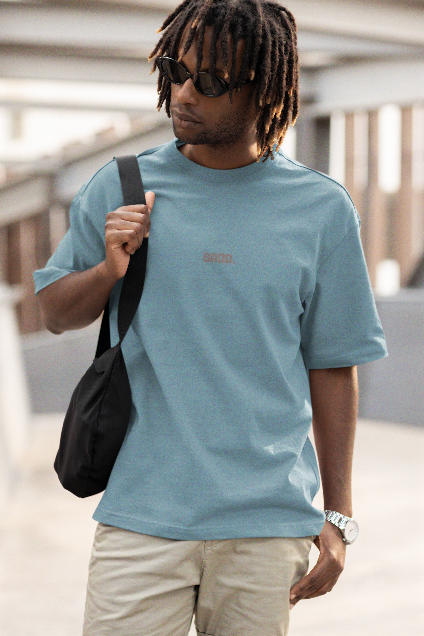 Brod Stone Blue Streetwear Tshirt